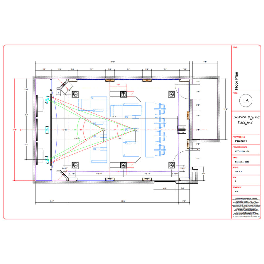 Home Theater Design Floor Plan